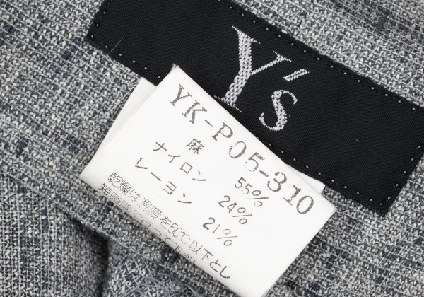 Y's Linen Blend Wrap Design Shorts K-169580_020