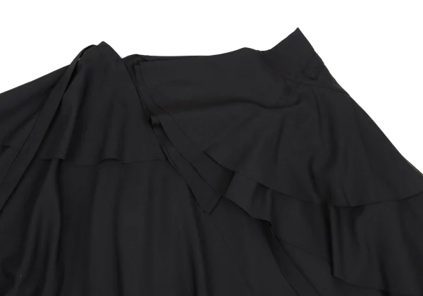 JUNYA WATANABE COMME des GARCONS Poly Wool Frill Wrap Skirt K-169581_003