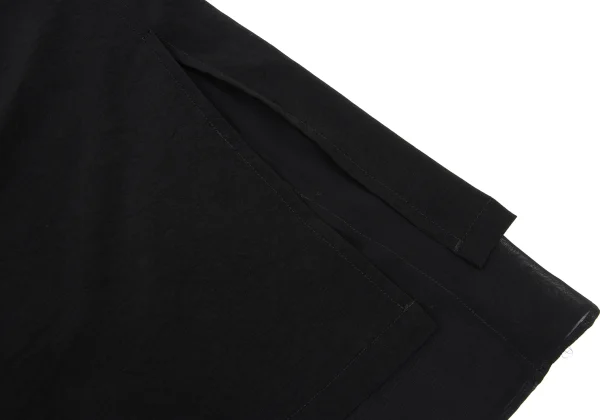 Y's Layered Design Asymmetrical Wide Dropped Crotch Pants K-169584_008