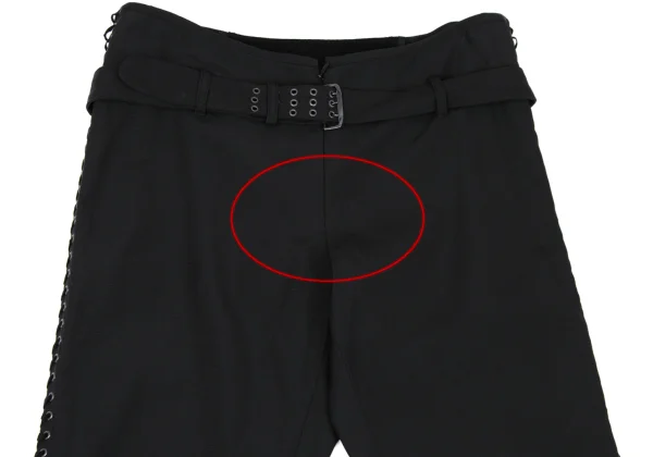 Jean Paul GAULTIER FEMME Side Lace-up Belted Pants K-169585_002