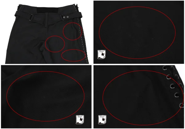 Jean Paul GAULTIER FEMME Side Lace-up Belted Pants K-169585_013