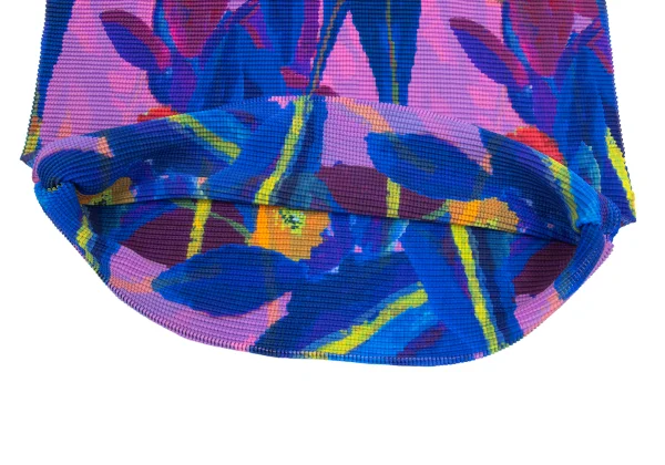 ISSEY MIYAKE me PARAKEET Graphic Print Stretch Pleats T-shirt K-169588_009