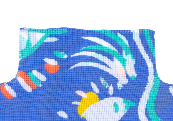 ISSEY MIYAKE me Marine Print Stretch Pleats T-shirt K-169589_004