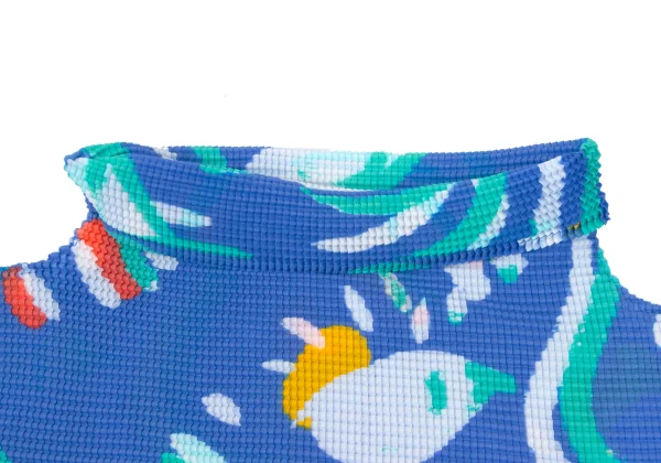 ISSEY MIYAKE me Marine Print Stretch Pleats T-shirt K-169589_005