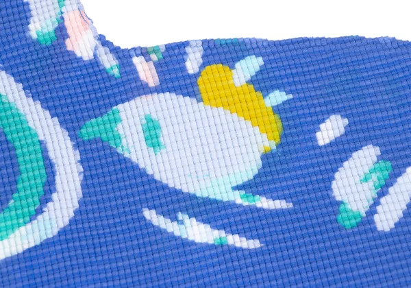 ISSEY MIYAKE me Marine Print Stretch Pleats T-shirt K-169589_011