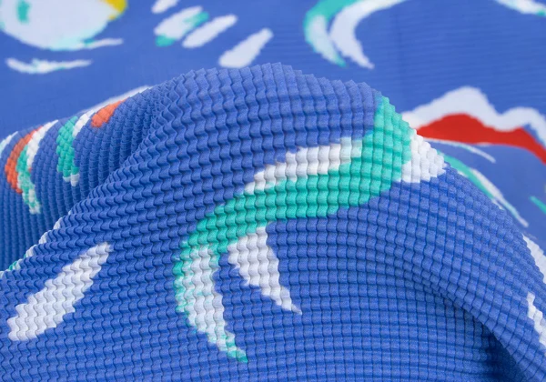 ISSEY MIYAKE me Marine Print Stretch Pleats T-shirt K-169589_013