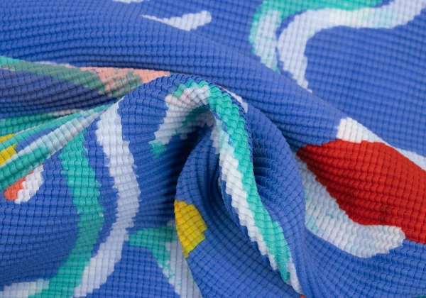 ISSEY MIYAKE me Marine Print Stretch Pleats T-shirt K-169589_014