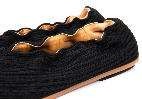 PLEATS PLEASE Pleated Flat Shoes K-169590_006