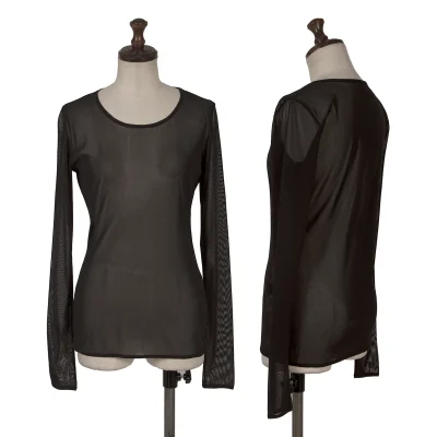 LIMI feu Tulle Stretch Top