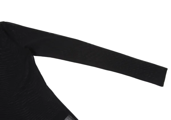 LIMI feu Tulle Stretch Top K-169592_005