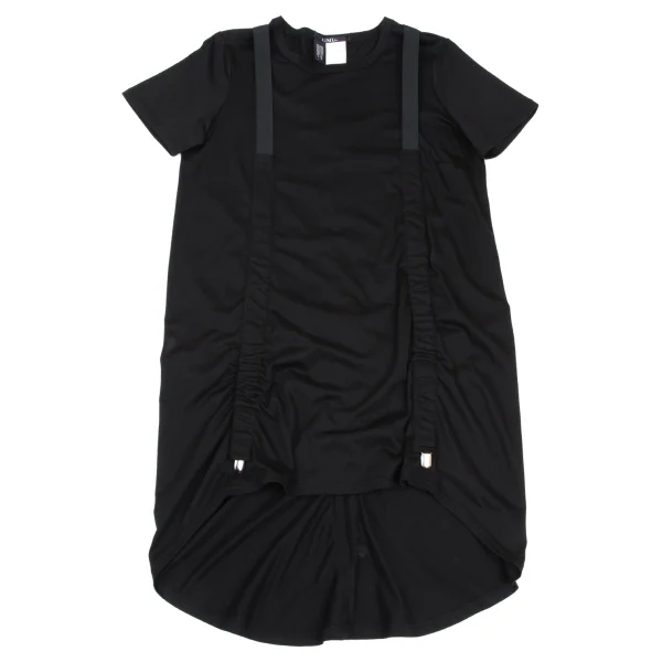 LIMI feu Suspender Gathered Design Long T-shirt K-169594_002