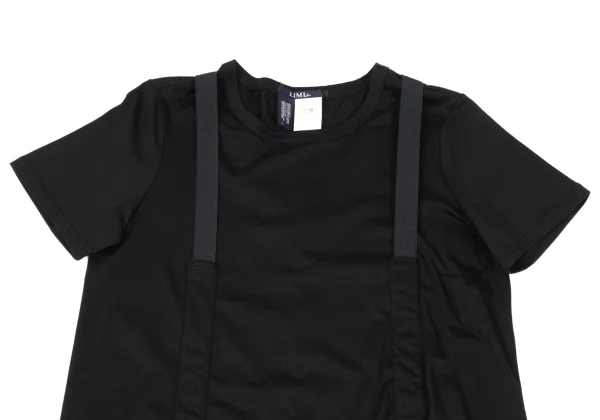 LIMI feu Suspender Gathered Design Long T-shirt K-169594_003