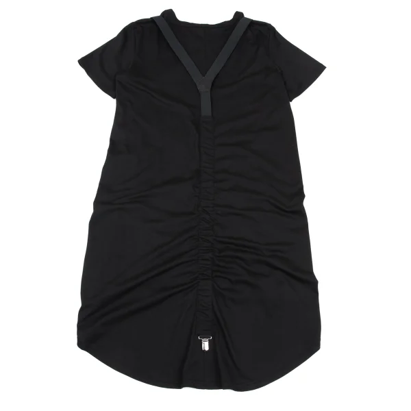 LIMI feu Suspender Gathered Design Long T-shirt K-169594_009