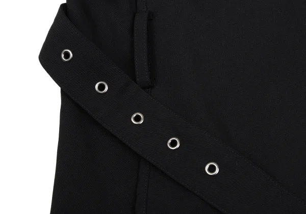 L'EQUIPE YOSHIE INABA Wool Gabardine Belted Zip-up Blouson K-169596_009