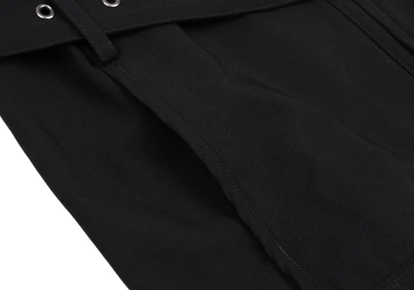 L'EQUIPE YOSHIE INABA Wool Gabardine Belted Zip-up Blouson K-169596_010