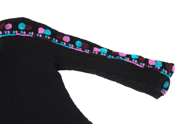 ISSEY MIYAKE me Embroidery Design Cauliflower Switching Dress K-169598_005