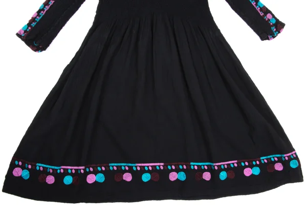 ISSEY MIYAKE me Embroidery Design Cauliflower Switching Dress K-169598_007