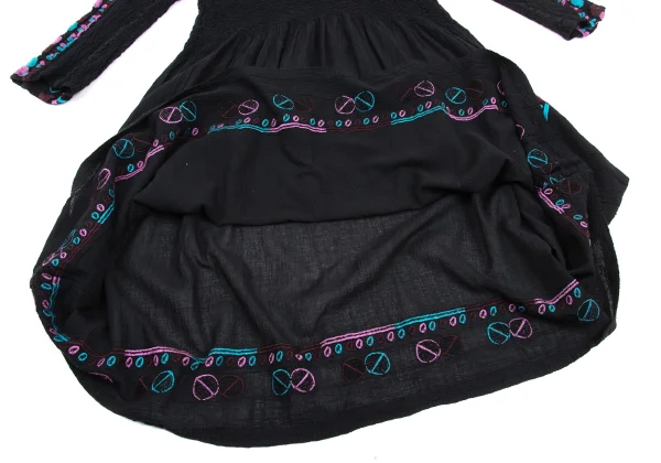 ISSEY MIYAKE me Embroidery Design Cauliflower Switching Dress K-169598_009