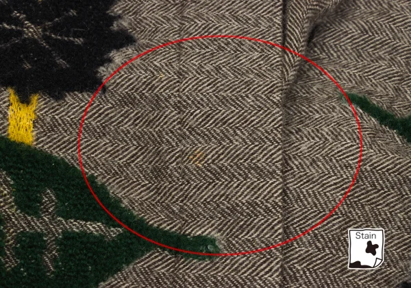 ISSEY MIYAKE me Dot Leaf Embroidery Herringbone Cardigan K-169599_004