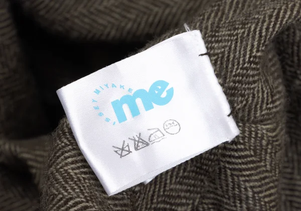 ISSEY MIYAKE me Dot Leaf Embroidery Herringbone Cardigan K-169599_016