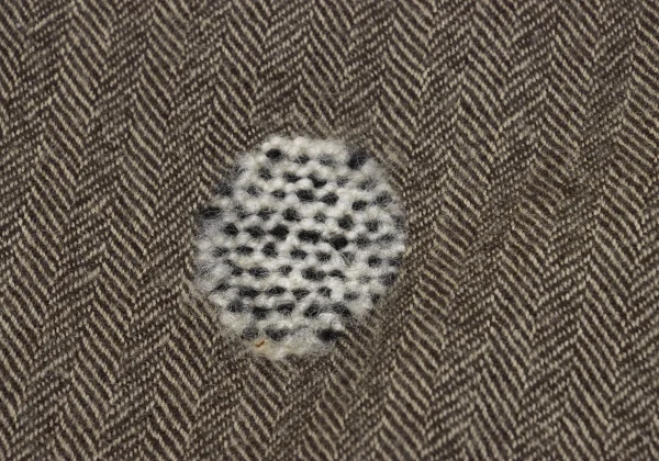 ISSEY MIYAKE me Dot Leaf Embroidery Herringbone Cardigan & Half Pants K-169601_016