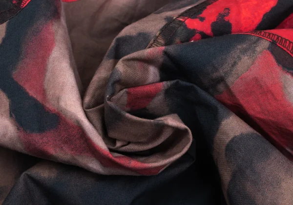 ISSEY MIYAKE Cotton Graphic Print Skirt K-169604_011