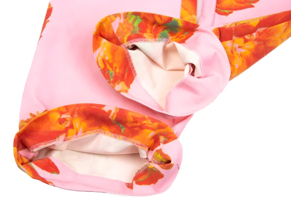 ISSEY MIYAKE Nylon Stretch Flower Print Pants K-169605_009