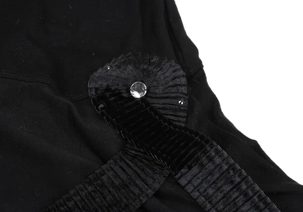 ISSEY MIYAKE Bijou Tape Decorated Stretch Dress K-169608_011