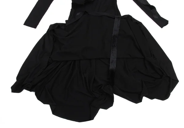 ISSEY MIYAKE Bijou Tape Decorated Stretch Dress K-169608_012