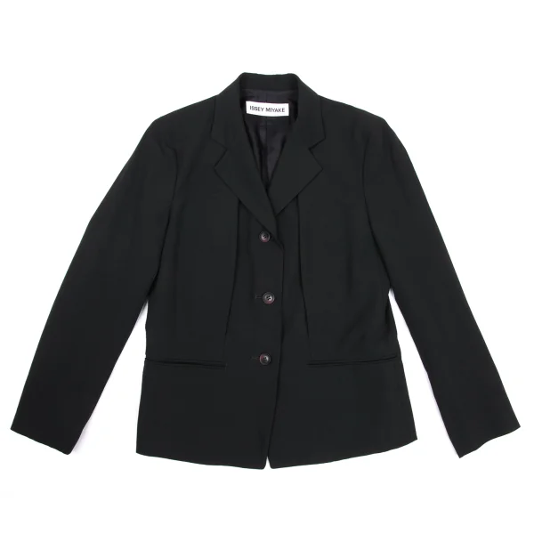 ISSEY MIYAKE Wool Dart Design Stretch Jacket K-169609_002
