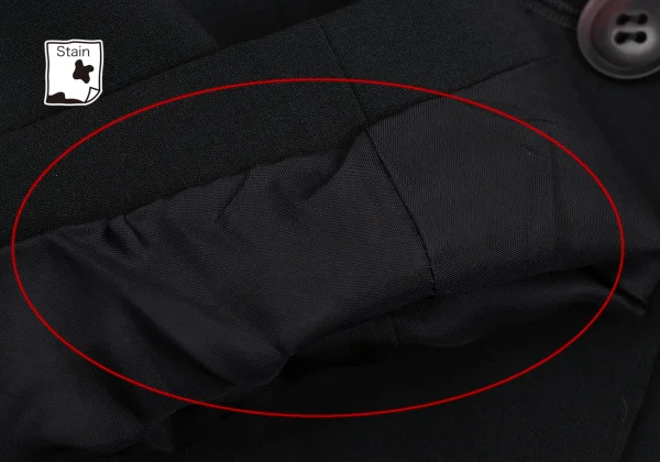 ISSEY MIYAKE Wool Dart Design Stretch Jacket K-169609_007