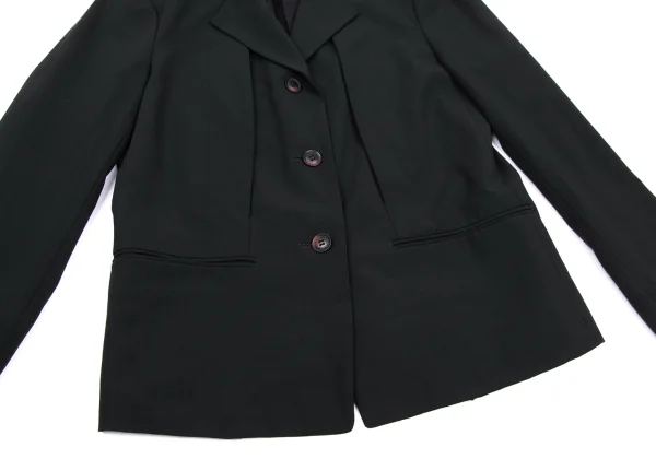 ISSEY MIYAKE Wool Dart Design Stretch Jacket K-169609_008