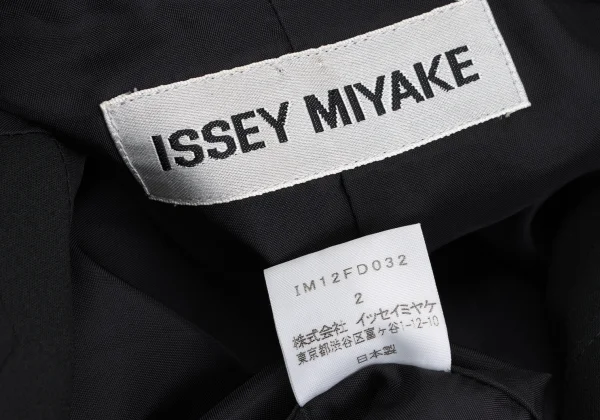 ISSEY MIYAKE Wool Dart Design Stretch Jacket K-169609_015