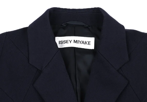 ISSEY MIYAKE Wool Diamond Switching Jacket K-169610_004