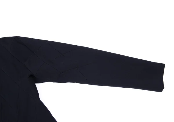 ISSEY MIYAKE Wool Diamond Switching Jacket K-169610_005