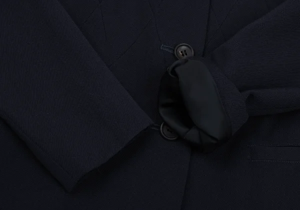 ISSEY MIYAKE Wool Diamond Switching Jacket K-169610_007