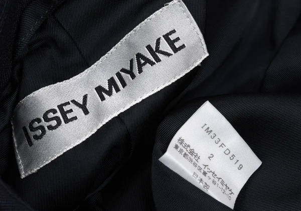 ISSEY MIYAKE Wool Diamond Switching Jacket K-169610_015