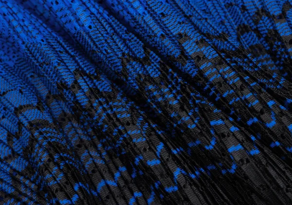 PLEATS PLEASE Gradient Stripe Mesh T Shirt K-169614_012