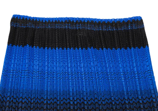 PLEATS PLEASE Gradient Stripe Mesh T Shirt & Skirt K-169616_012