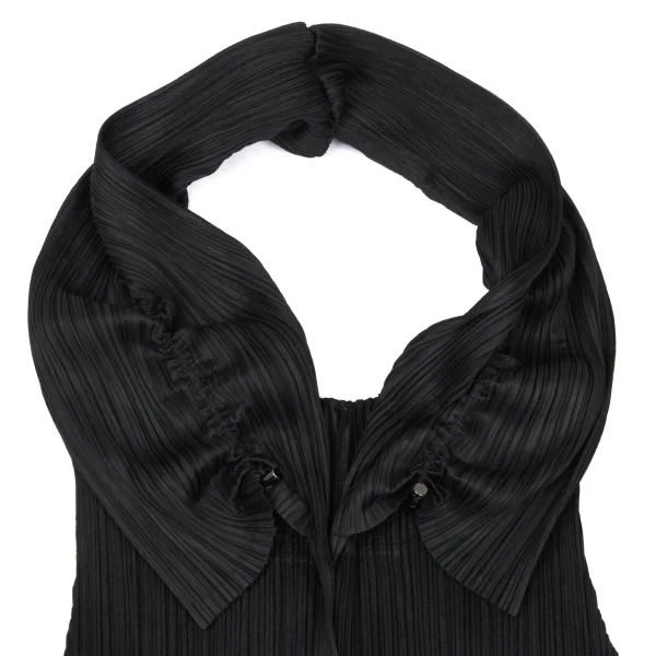 PLEATS PLEASE Gather Collar Sleeveless Shirt K-169617_004
