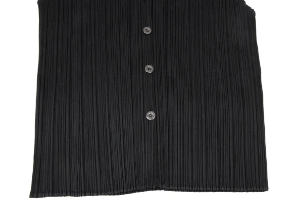 PLEATS PLEASE Gather Collar Sleeveless Shirt K-169617_008