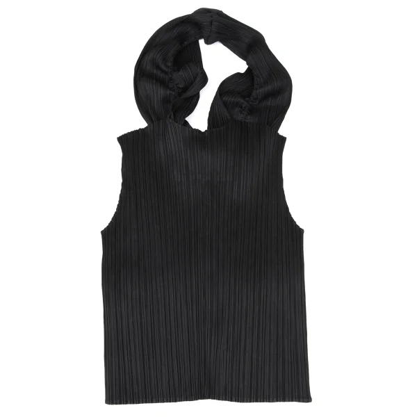 PLEATS PLEASE Gather Collar Sleeveless Shirt K-169617_010