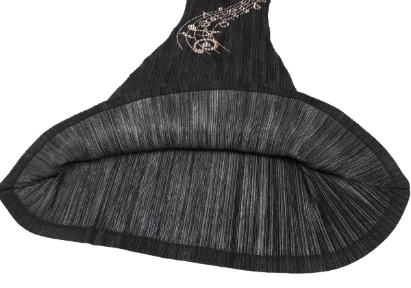 PLEATS PLEASE Musical Note Print Sleeveless Dress K-169620_009