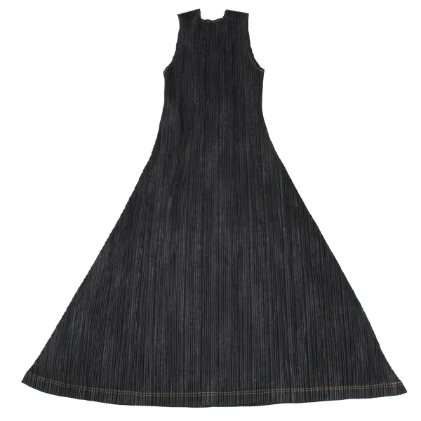 PLEATS PLEASE Musical Note Print Sleeveless Dress K-169620_010