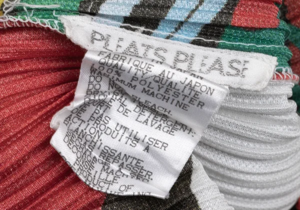 PLEATS PLEASE American Comics Print Double Zip Coat K-169622_015