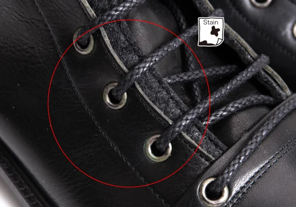 Y's Felt Layered Leather Boots K-169625_012