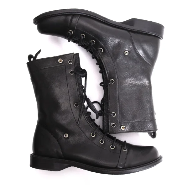 Y's Felt Layered Leather Boots K-169625_013