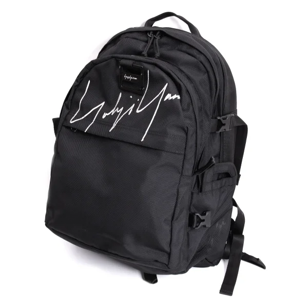 Yohji Yamamoto x NEW ERA Logo Embroidery Backpack Black  K-169626_001