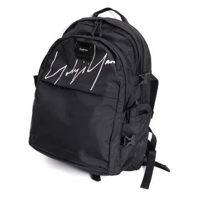 Yohji Yamamoto x NEW ERA Logo Embroidery Backpack