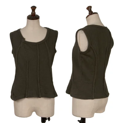 COMME des GARCONS Cotton Outseam Sleeveless Sweatshirt